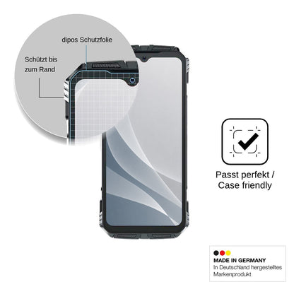 2x Screen Protector for Doogee S118 Plus matte Flexible Glass 9H dipos
