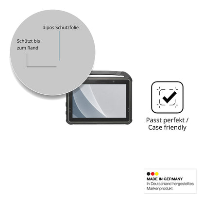 Schutzglasfolie mit optimaler Passform, zur Verwendung mit Hüllen geeignet
