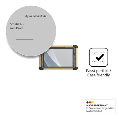 Schutzglasfolie mit optimaler Passform, zur Verwendung mit Hüllen geeignet