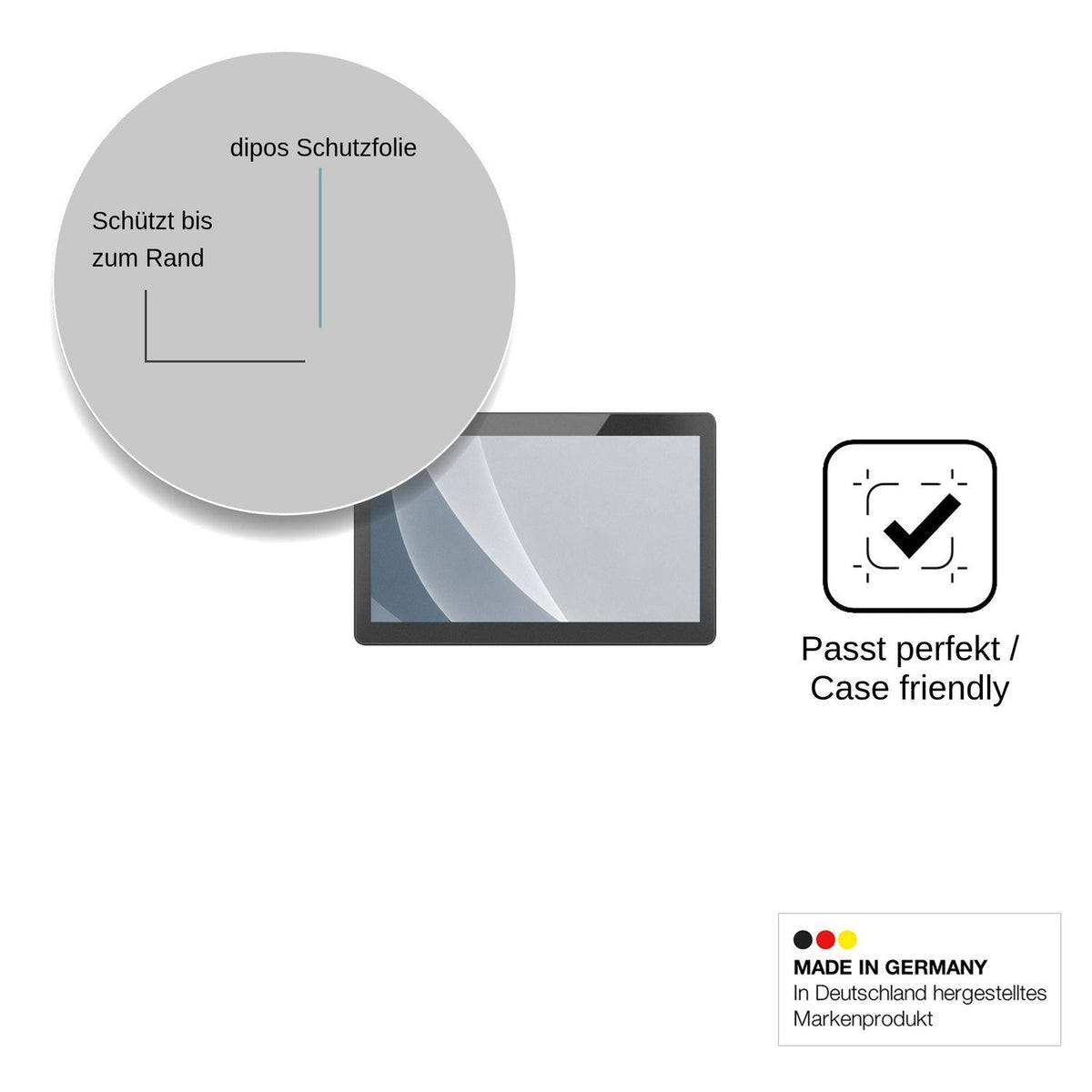 2x Screen Protector for Elo TouchSystems I-Series 3 ESY15i3 matte Flexible Glass 9H dipos