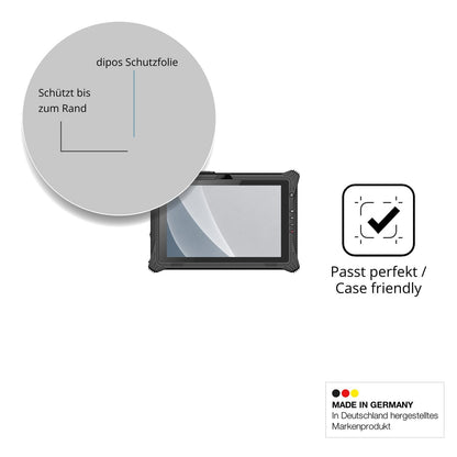 Schutzglasfolie mit optimaler Passform, zur Verwendung mit Hüllen geeignet
