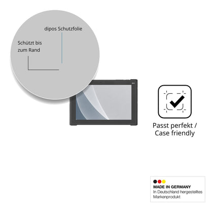 Schutzglasfolie mit optimaler Passform, zur Verwendung mit Hüllen geeignet