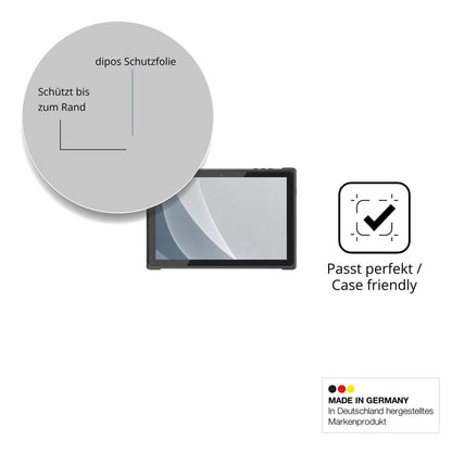 Schutzglasfolie mit optimaler Passform, zur Verwendung mit Hüllen geeignet