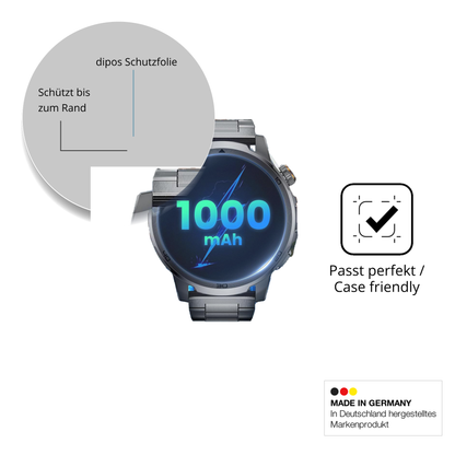 Schutzglasfolie mit optimaler Passform, zur Verwendung mit Hüllen geeignet