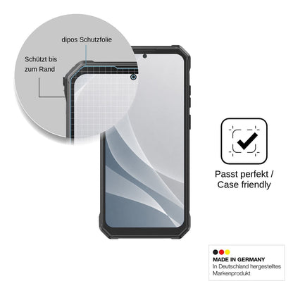2x Screen Protector for Fossibot F125 matte Flexible Glass 9H dipos