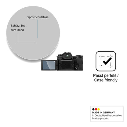 2x Screen Protector for Fujifilm X-H2 matte Flexible Glass 9H dipos