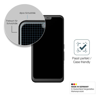 Schutzglasfolie mit optimaler Passform, zur Verwendung mit Hüllen geeignet