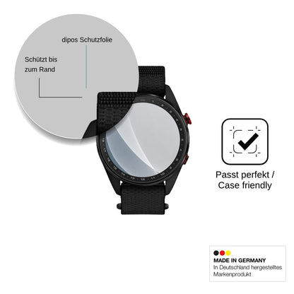 2x Screen Protector for Garmin Approach S72 47mm matte Flexible Glass 9H dipos