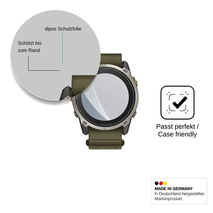 2x Screen Protector for Garmin Enduro 4 matte Flexible Glass 9H dipos