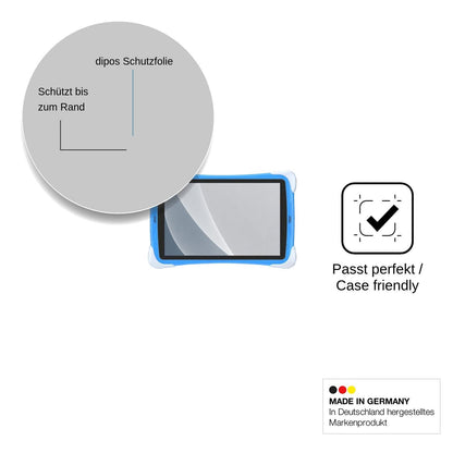 2x Screen Protector for Gezoon Kinder Tab 10 matte Flexible Glass 9H dipos