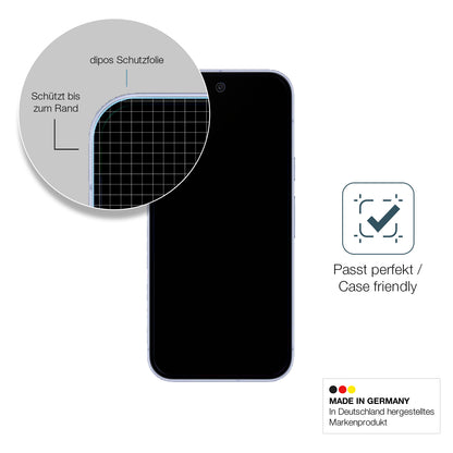Schutzglasfolie mit optimaler Passform, zur Verwendung mit Hüllen geeignet