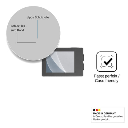 2x Screen Protector for Hiicam sp10 matte Flexible Glass 9H dipos