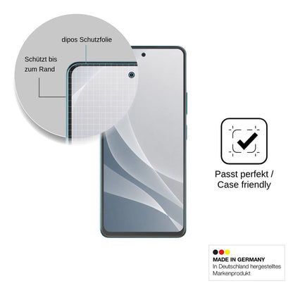 2x Screen Protector for HMD Vibe2 Pro matte Flexible Glass 9H dipos