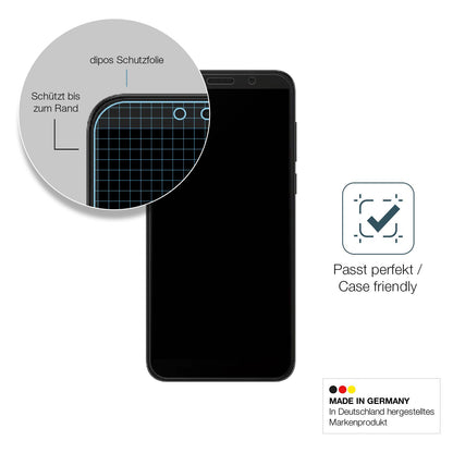 Schutzglasfolie mit optimaler Passform, zur Verwendung mit Hüllen geeignet