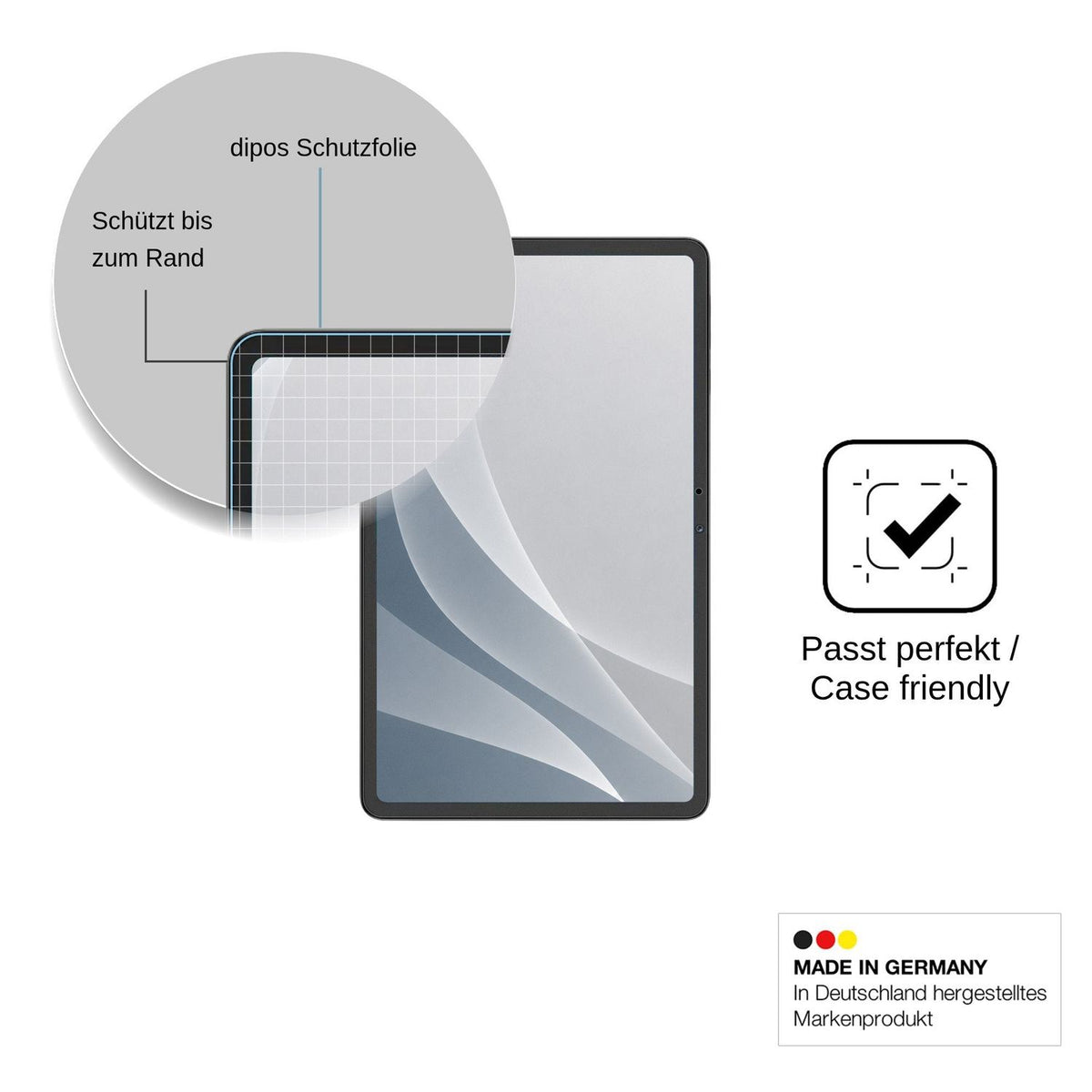 2x Screen Protector for Honor Pad X7b matte Flexible Glass 9H dipos