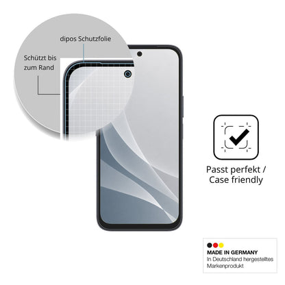 Schutzglasfolie mit optimaler Passform, zur Verwendung mit Hüllen geeignet