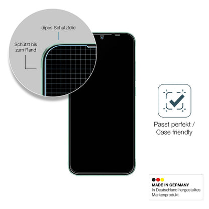 Schutzglasfolie mit optimaler Passform, zur Verwendung mit Hüllen geeignet