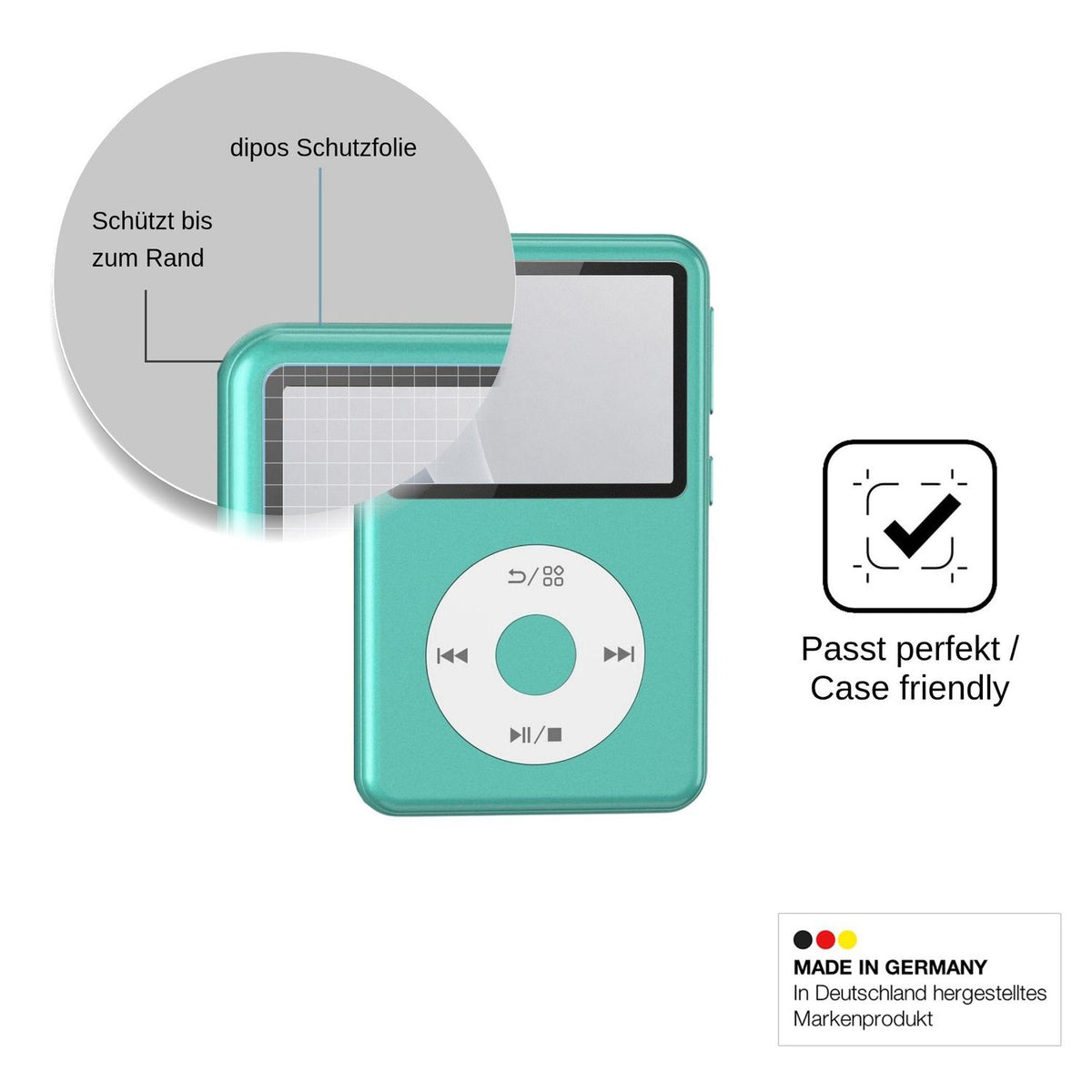 2x Screen Protector for innioasis Y2 matte Flexible Glass 9H dipos