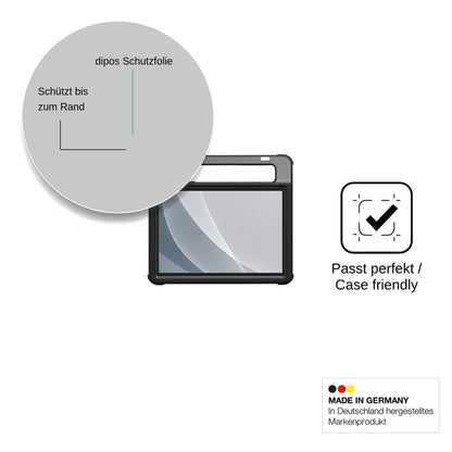 2x Screen Protector for Jabbla Vibe 12 Plus matte Flexible Glass 9H dipos