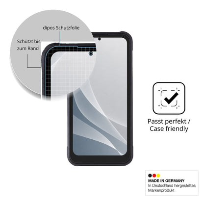 Schutzglasfolie mit optimaler Passform, zur Verwendung mit Hüllen geeignet