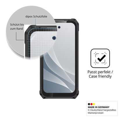Schutzglasfolie mit optimaler Passform, zur Verwendung mit Hüllen geeignet