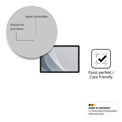 Schutzglasfolie mit optimaler Passform, zur Verwendung mit Hüllen geeignet