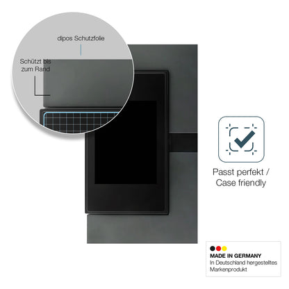 Schutzglasfolie mit optimaler Passform, zur Verwendung mit Hüllen geeignet