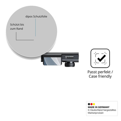 Schutzglasfolie mit optimaler Passform, zur Verwendung mit Hüllen geeignet