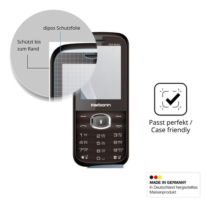 Schutzglasfolie mit optimaler Passform, zur Verwendung mit Hüllen geeignet