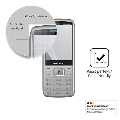 Schutzglasfolie mit optimaler Passform, zur Verwendung mit Hüllen geeignet