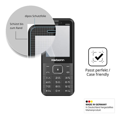 Schutzglasfolie mit optimaler Passform, zur Verwendung mit Hüllen geeignet