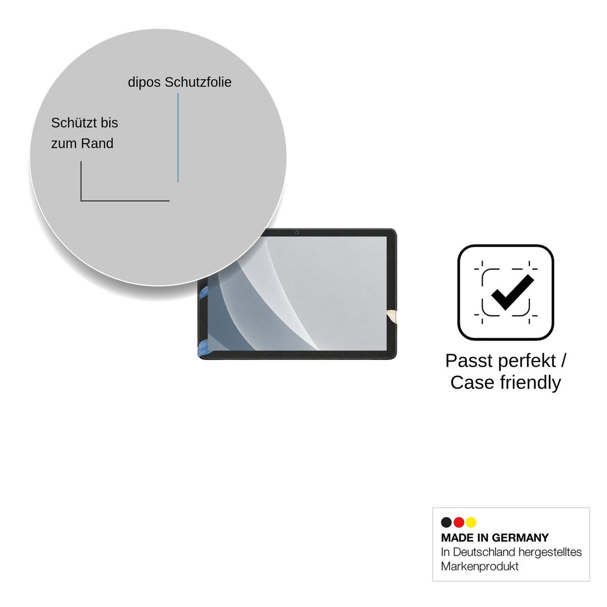 2x Screen Protector for Keoaxll A20Plus matte Flexible Glass 9H dipos