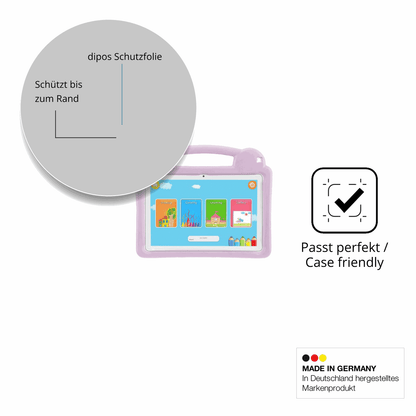 Schutzglasfolie mit optimaler Passform, zur Verwendung mit Hüllen geeignet