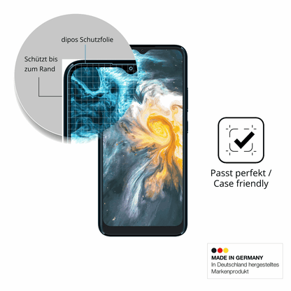 Schutzglasfolie mit optimaler Passform, zur Verwendung mit Hüllen geeignet