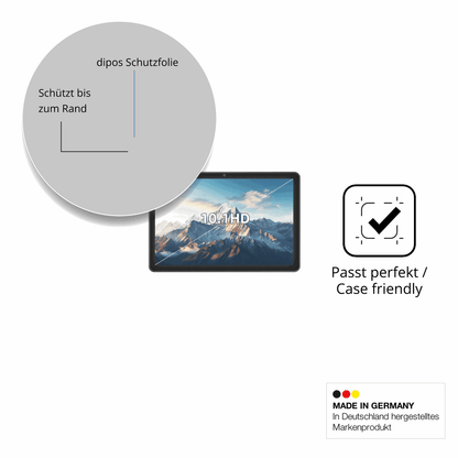 Schutzglasfolie mit optimaler Passform, zur Verwendung mit Hüllen geeignet