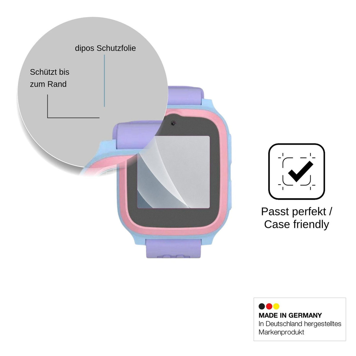 2x Screen Protector for MyFirst Fone S3 matte Flexible Glass 9H dipos