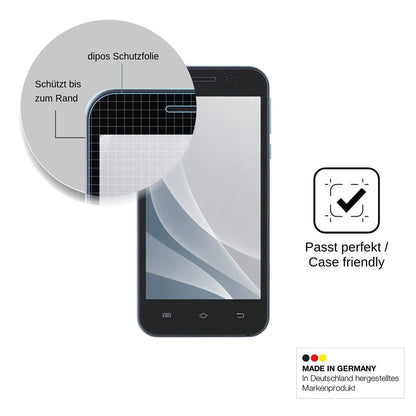 2x Screen Protector for Nomi i451 Twist matte Flexible Glass 9H dipos