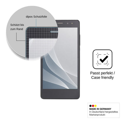 2x Screen Protector for Nomi i502 Drive matte Flexible Glass 9H dipos