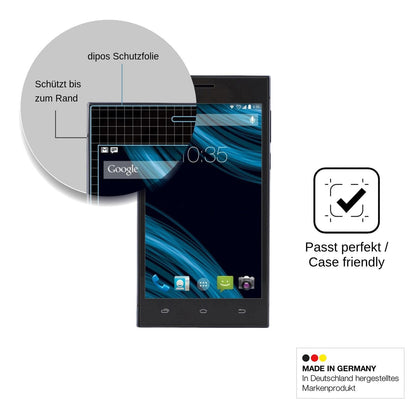 2x Screen Protector for Nomi i503 Jump matte Flexible Glass 9H dipos