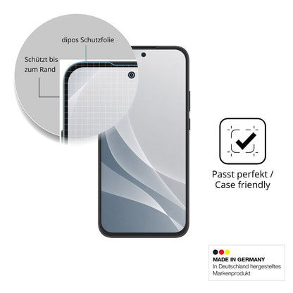Schutzglasfolie mit optimaler Passform, zur Verwendung mit Hüllen geeignet