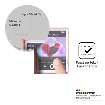 Schutzglasfolie mit optimaler Passform, zur Verwendung mit Hüllen geeignet