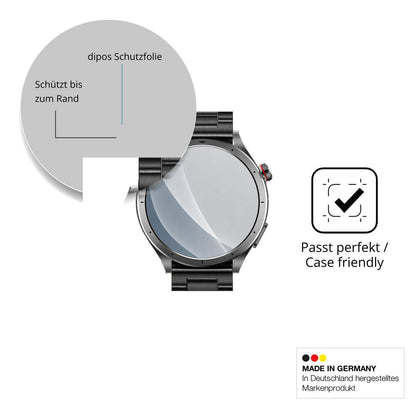 Schutzglasfolie mit optimaler Passform, zur Verwendung mit Hüllen geeignet