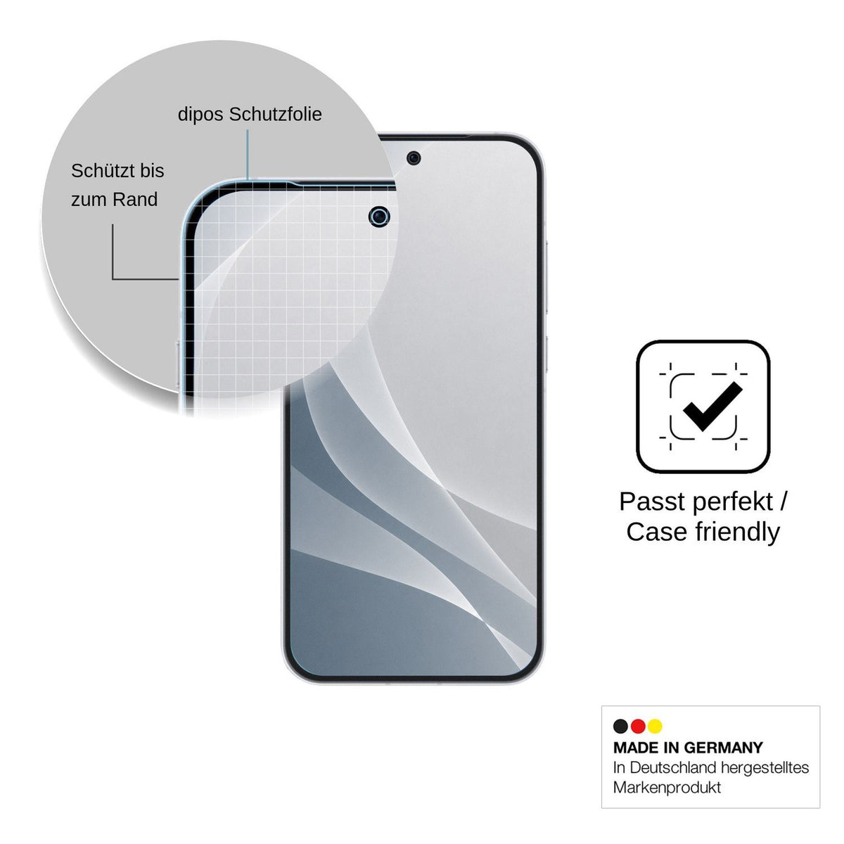 2x Screen Protector for Oppo Reno16t matte Flexible Glass 9H dipos