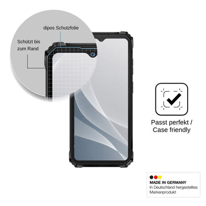 2x Screen Protector for Oukitel G6 matte Flexible Glass 9H dipos