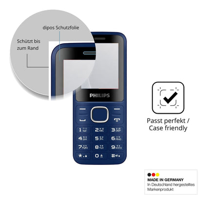 Schutzglasfolie mit optimaler Passform, zur Verwendung mit Hüllen geeignet