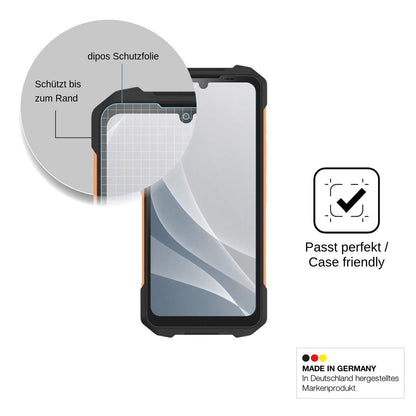 2x Screen Protector for Philips S8310 matte Flexible Glass 9H dipos