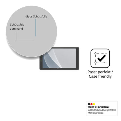 Schutzglasfolie mit optimaler Passform, zur Verwendung mit Hüllen geeignet
