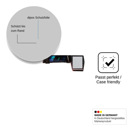 2x Screen Protector for Renault Espace openR Link 12 matte Flexible Glass 9H dipos