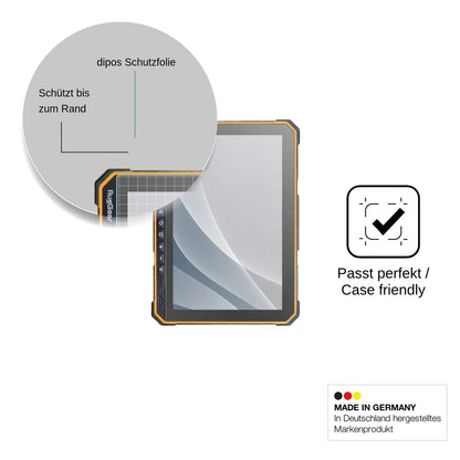 2x Screen Protector for RugGear RG935 matte Flexible Glass 9H dipos