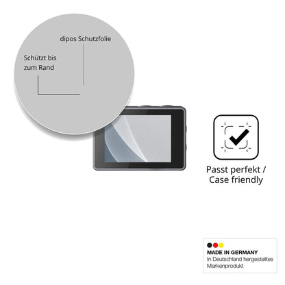 Schutzglasfolie mit optimaler Passform, zur Verwendung mit Hüllen geeignet
